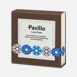 [PAVILIO MIN-10-SN] PAVILIO Lace Tape 10mm x 6m Snow Flower