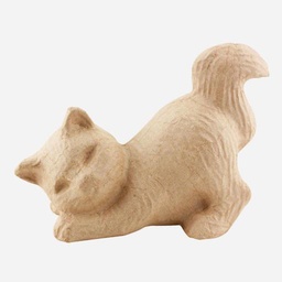 [DECOPATCH SA115] DECOPATCH Paper Mache Small Pensive Cat