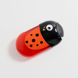 [FABER-CASTELL 183526] FABER-CASTELL Eraser Sharpener 2-Hole Ladybird