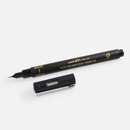 [UNI PIN BR-500EFBLK] UNI Pin Brush Pen Extra Fine Tip Black