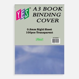 [Y.E.S NT320 AT] OVJ Y.E.S Clear Binding Cover 0.2mm A3 x 100