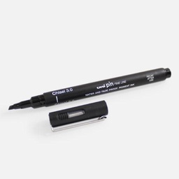 [UNI PIN CS3-200 BLK] UNI Pin Calligraphy Pen 3mm Black
