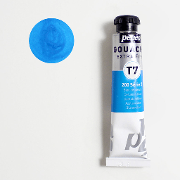 [PEBEO 121200] PEBEO T7 Extra Fine Gouache 20ml 200 Ceruleum Blue