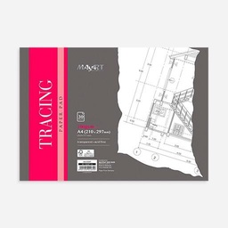 [MAYART MA00387] MAYART Tracing Paper Pad 100gsm A4 x 30