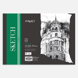 [MAYART MA00056] MAYART Sketch Paper Pad 200gsm A3 x 15