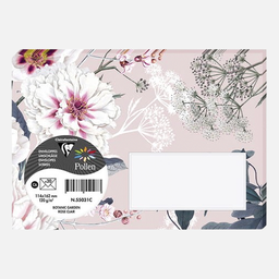 [CLAIREFONTAINE 55031] CLAIREFONTAINE Pollen Botanic Garden 120gsm C6 x 20 Light Pink