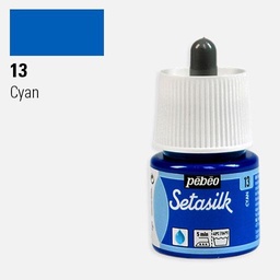 [PEBEO 181013] PEBEO Setasilk Paint 45ml Cyan