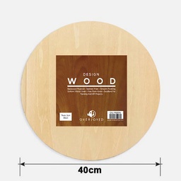 [OVJ P60016] OVJ Basswood Plywood Circle 5mm x 40cm