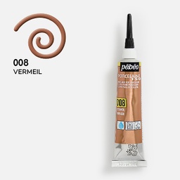 [PEBEO 036008] PEBEO Porcelaine Outliner 20ml Vermeil