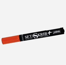 [PEBEO 803014] PEBEO Setaskrib+ Light Fabric Brush Marker 14 Fluorescent Orange