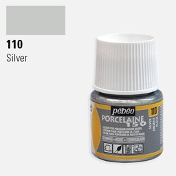 [PEBEO 024110] PEBEO Porcelaine Paint 45ml 110 Silver