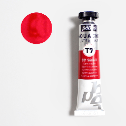 [PEBEO 122301] PEBEO T7 Extra Fine Gouache 20ml 301 Superfine Carmine