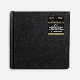 [CLAIREFONTAINE 34250] CLAIREFONTAINE Goldline White Sketch Paper Book 140gsm Square 20cm x 20cm x 64