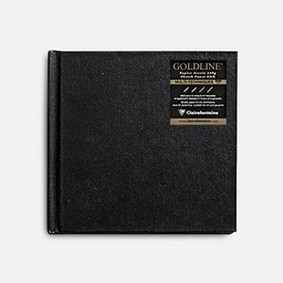 [CLAIREFONTAINE 34249] CLAIREFONTAINE Goldline White Sketch Paper Book 140gsm Square 15cm x 15cm x 64
