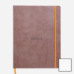 [RHODIA 117503] RHODIA Softcover Notebook 90gsm Lined B5 x 80 Chocolate
