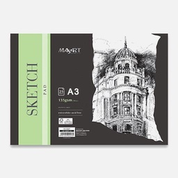 [MAYART MA00046] MAYART Sketch Paper Pad 135gsm A3 x 25