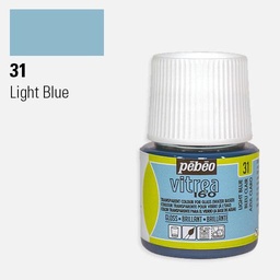 [PEBEO 111031] PEBEO Vitrea 160 Water-Based Glass Paint 45ml Light Blue