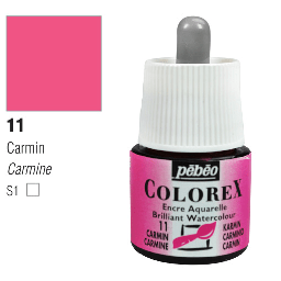 [PEBEO 341011] PEBEO Colorex Watercolor Ink 45ml 11 Carmine