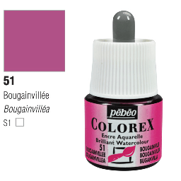 [PEBEO 341051] PEBEO Colorex Watercolor Ink 45ml 51 Bougainvillea
