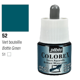 [PEBEO 341052] PEBEO Colorex Watercolor Ink 45ml 52 Bottle Green