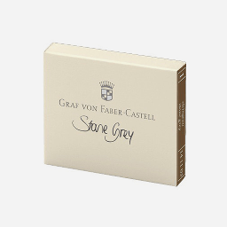 [FABER-CASTELL 141103] FABER-CASTELL Ink Cartridge x 6 Stone Grey