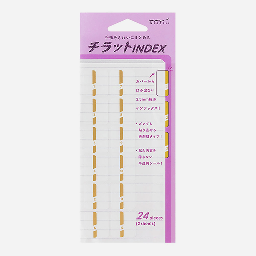 [MIDORI 82320006] MIDORI Chiratto Index Label Number Gold