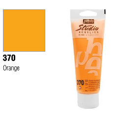 [PEBEO 832370] PEBEO Studio Acrylic 100ml 370 Fluorescent Orange
