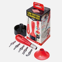 [ESSDEE L5B] ESSDEE Lino Cutting Baren 3-In-1 Set (5 Blades Included)
