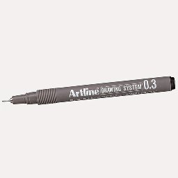 [ARTLINE EK-233] ARTLINE Drawing Pen 0.3mm Black