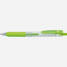 [ZEBRA JJS15-LG] ZEBRA Sarasa Clip Roller Pen 0.4mm Light Green