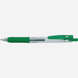 [ZEBRA JJS15-G] ZEBRA Sarasa Clip Roller Pen 0.4mm Green