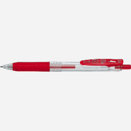 [ZEBRA JJS15-R] ZEBRA Sarasa Clip Roller Pen 0.4mm Red