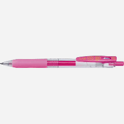 [ZEBRA JJB15-LP] ZEBRA Sarasa Clip Roller Pen 0.7mm Light Pink