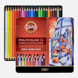 [KOH-I-NOOR 3824024002PL] KOH-I-NOOR Polycolor Color Pencil Set x 24