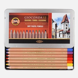 [KOH-I-NOOR 8827012005PL] KOH-I-NOOR Gioconda Soft Pastel Pencil Set x 12
