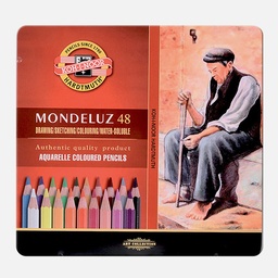 [KOH-I-NOOR 3726048001PL] KOH-I-NOOR Mondeluz Watercolor Pencil Metal Tin Set x 48