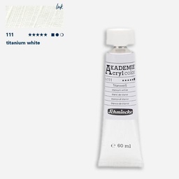 [SCHMINCKE 23111011] SCHMINCKE Akademie Acrylic 60ml 111 Titanium White